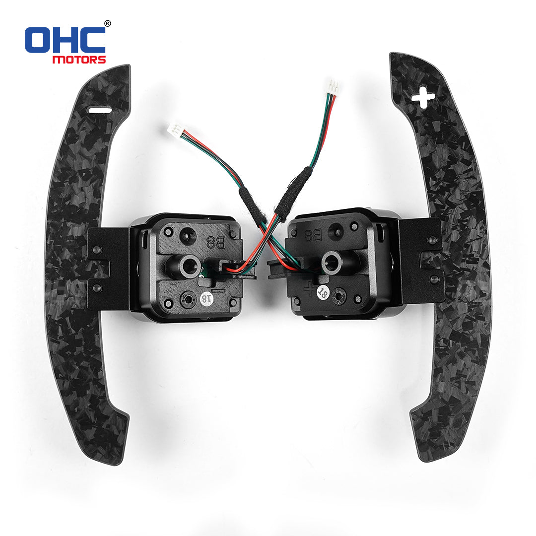 Carbon Fiber Magnetic Paddle Shifters For Audi A1 A2 A3 A4 A5 A8 Q2 Q3 Q4 Q5 Q7 Q8 S1 S2 S3 S4 S5 SQ5 SQ7 SQ8 RS1 RS2 RS3 RS4 RS5 RSQ5