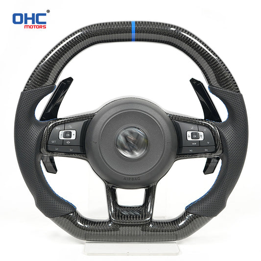 OHC Motors Carbon Fiber Steering Wheel for Volkswagen GTI MK7