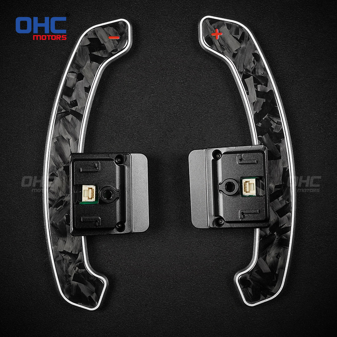 Magnetic Carbon Fiber Paddle Shifters For BMW G60 Standard Wheelbase 2023- Touring G61 2024- G68 Long Wheelbase 2024- G45 G48