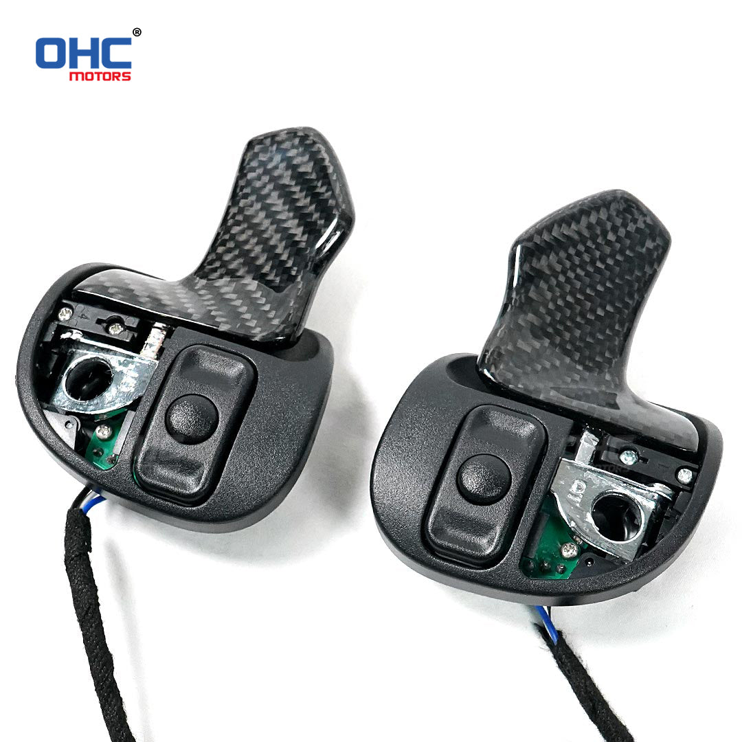 Carbon Fiber Paddle Shifter Compatible for Dodge Charger Dodge Challenger Dodge Hellcat Jeep Grand Cherokee SXT/GT/RT/SRT/HELLCAT/Trackhawk