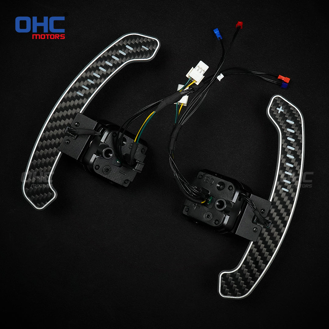 LED Magnetic Paddle Shifters For Audi C8 S1 S2 S3 S4 S5 SQ5 SQ7 SQ8 RS1 RS2 RS3 RS4 RS5 RSQ5 Q2 Q3 Q4 Q5 Q7 Q8 A1 A2 A3 A4 A5 A8