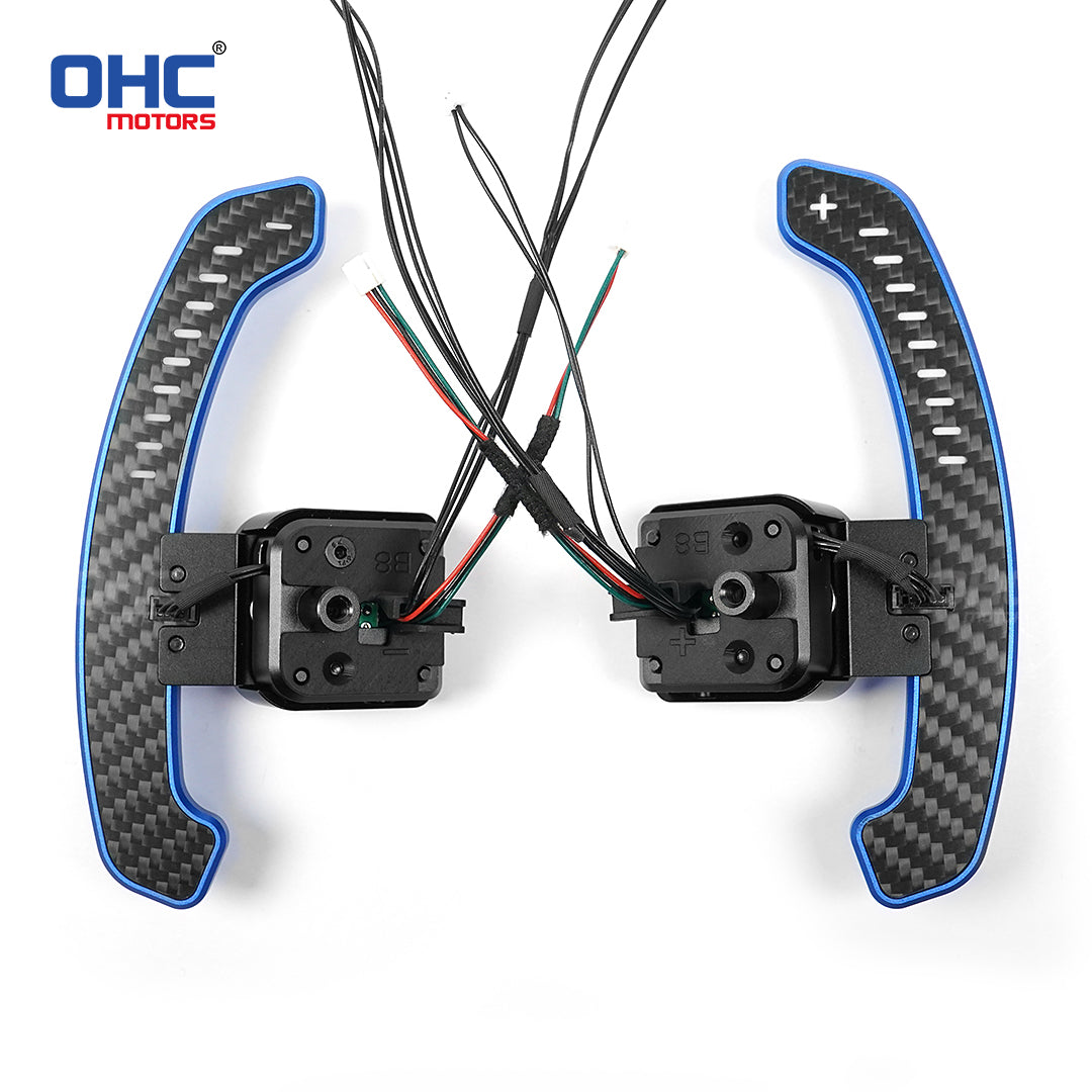 Magnetic LED Paddle Shifters for Audi A1 A2 A4 A5 A6 A7 S1 S4 S5 S6 S7 RS6 RS7 A5 RS3 RS4 TT RS Q5 Q7 A8 S Line