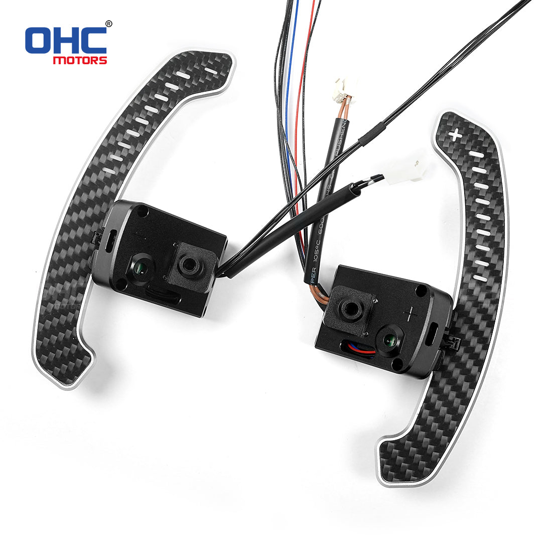 LED Magnetic Carbon Fiber Paddle Shifters For Infiniti