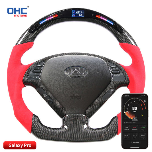 OHC Motors LED Light Up Steering Wheel for Infiniti G37