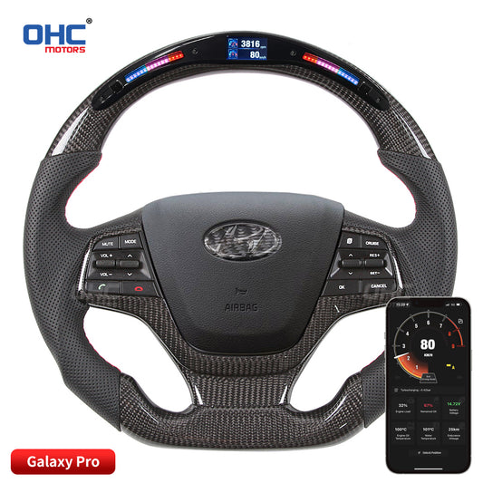 OHC Motors LED Light Up Steering Wheel for Hyundai Elantra