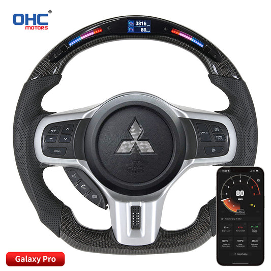 OHC Motors Led Light Up Steering Wheel for Mitsubishi EVO X