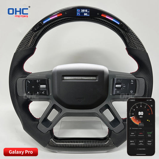 OHC Motors Led Light Up Steering Wheel for Land Rover Defender