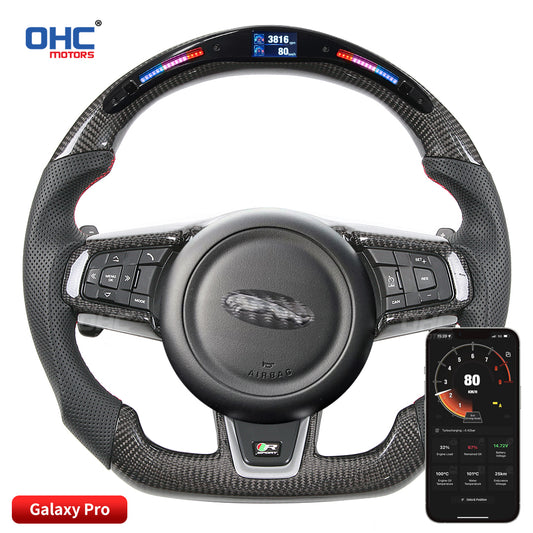 OHC Motors LED Light Up Steering Wheel for Jaguar