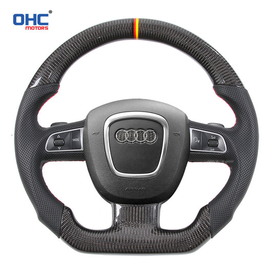 OHC Motors Carbon Fiber Steering Wheel for Audi A1 A2 A4 A5