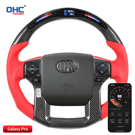 OHC Motors Led Light Up Steering Wheel  for Toyota Prado