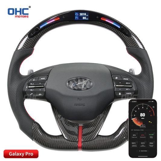 OHC Motors LED Light Up Steering Wheel for Hyundai Accent