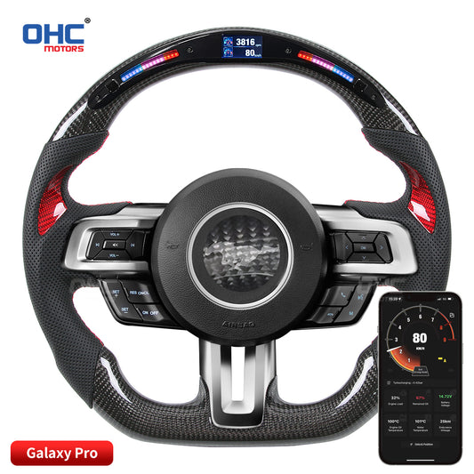 OHC Motors Led Light Up Steering Wheel for Mustang