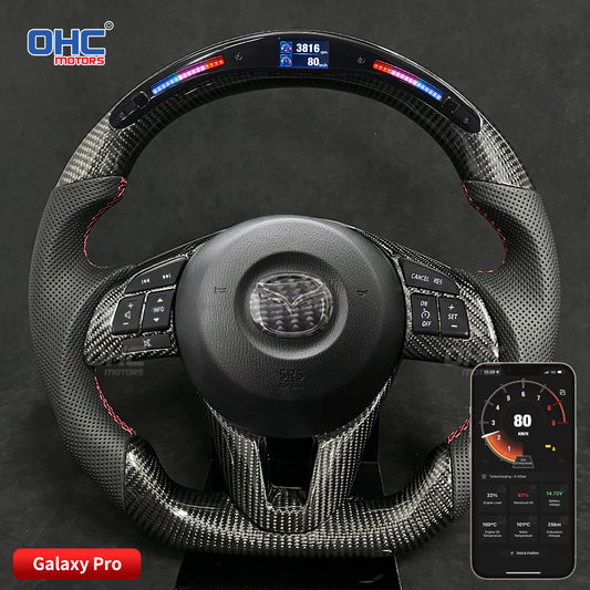 OHC Motors Led Light Up Steering Wheel for Mazda 3