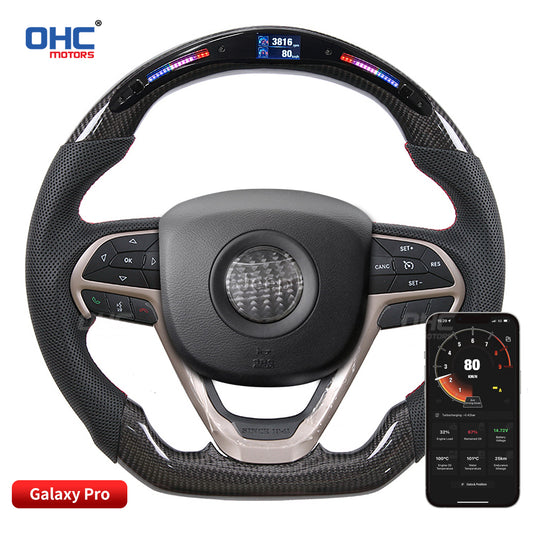 OHC Motors LED Light Up Steering Wheel for Jeep