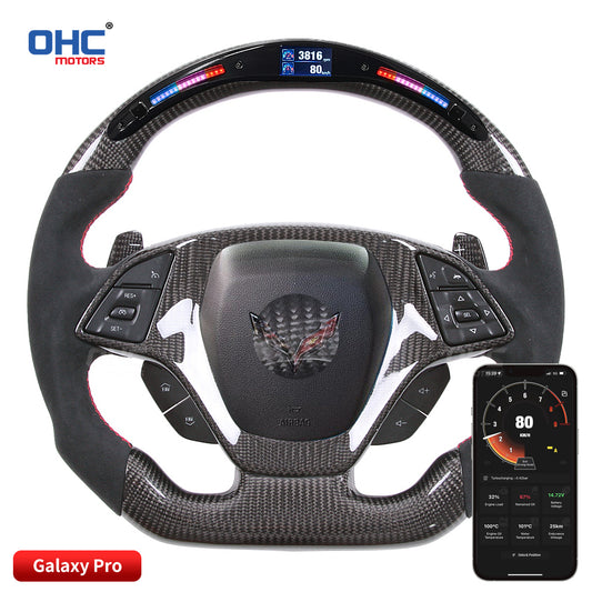 OHC Motors LED Light Up Steering Wheel for Chevrolet C7