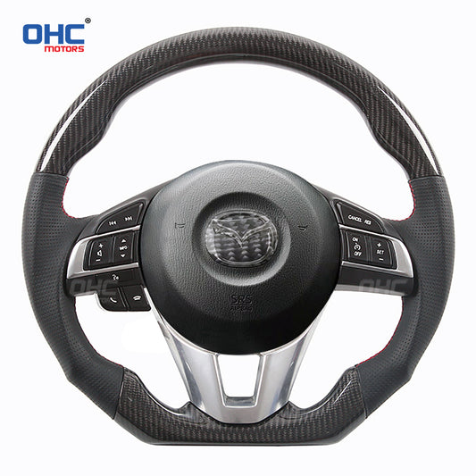 OHC Motors Carbon Fiber Steering Wheel for Mazda 3