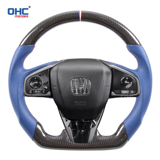 OHC Motors Carbon Fiber Steering Wheel for Honda Civic/ Type R