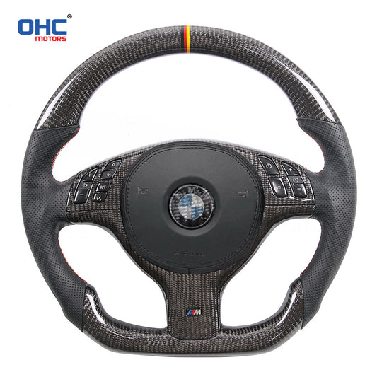 OHC Motors Carbon Fiber Steering Wheel for BMW E46 M3