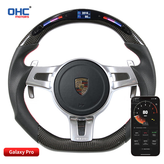 OHC Motors Led Light Up Steering Wheel for Porsche