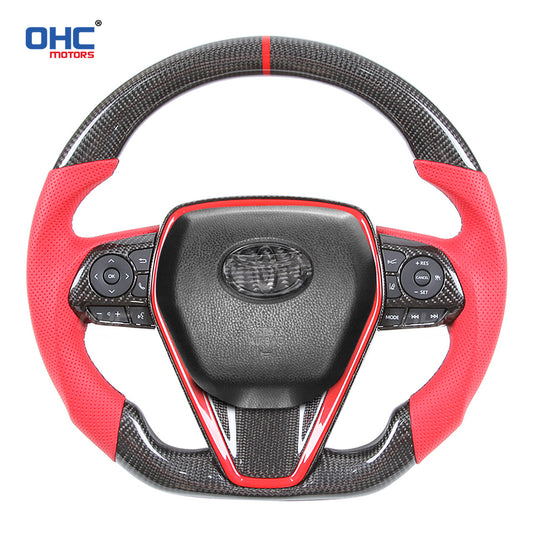 OHC Motors Carbon Fiber Steering Wheel for Toyota Corolla Camry
