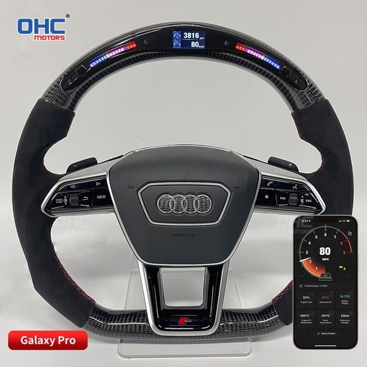 OHC Motors Led Light Up Steering Wheel for Audi A6 RS6 RS7