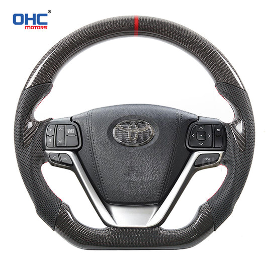 OHC Motors Carbon Fiber Steering Wheel for Toyota Highlander