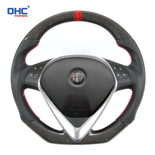 OHC Motors Carbon Fiber Steering Wheel for Alfa Romeo