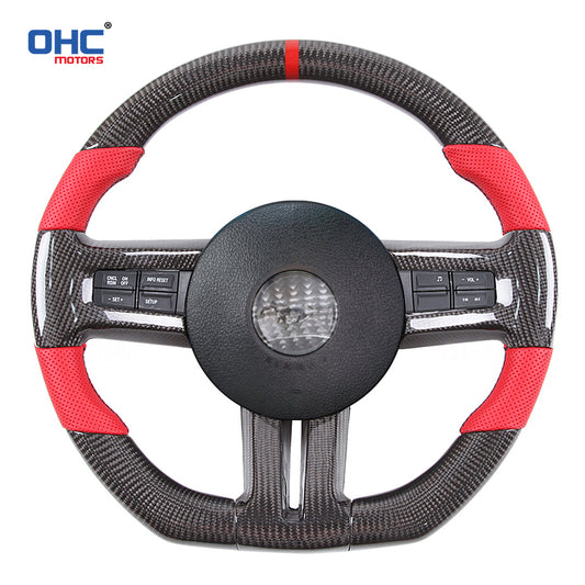 OHC Motors Carbon Fiber Steering Wheel for Mustang