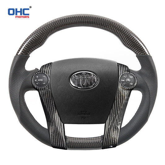 OHC Motors Carbon Fiber Steering Wheel for Toyota Prius