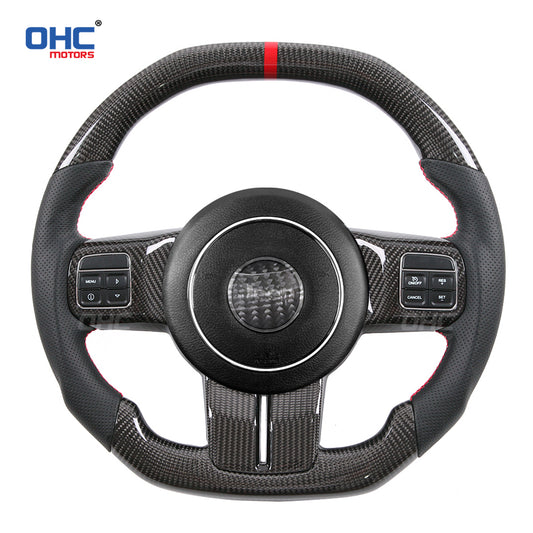 OHC Motors Carbon Fiber Steering Wheel for Jeep