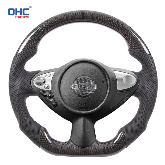 OHC Motors Carbon Fiber Steering Wheel for Nissan Syply
