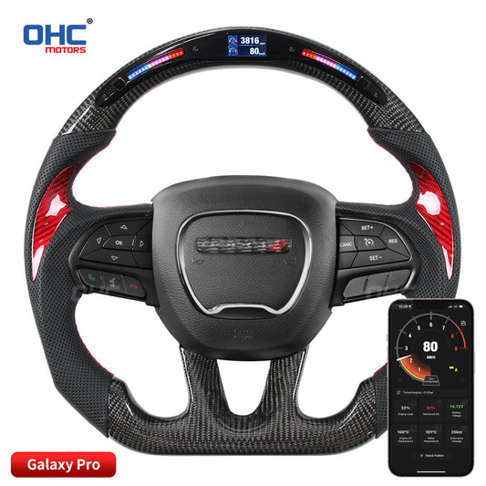 OHC Motors LED Light Up Steering Wheel for Dodge Charger Challenger