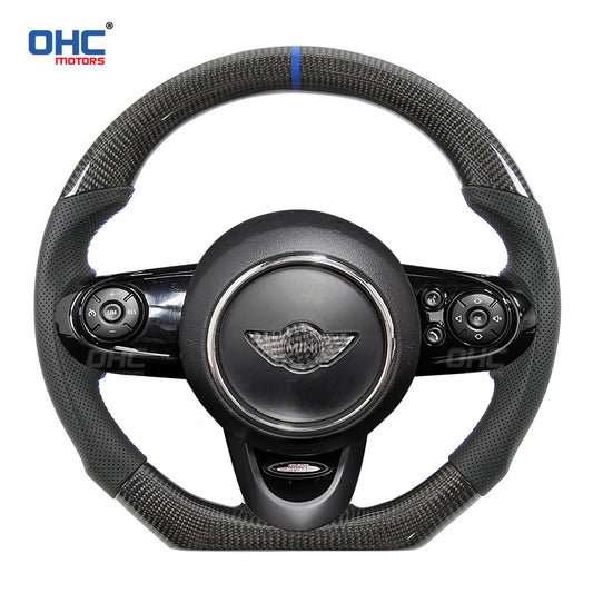 OHC Motors Carbon Fiber Steering Wheel for Mini