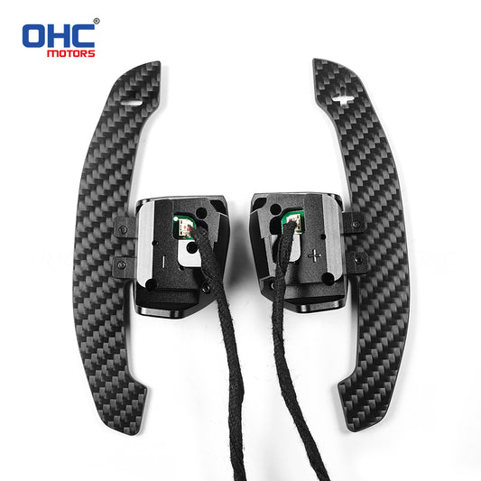 Magnetic Carbon Fiber Paddle Shifters For Volkswagen Golf 5 Golf 6 MK5 MK6 GTI CC