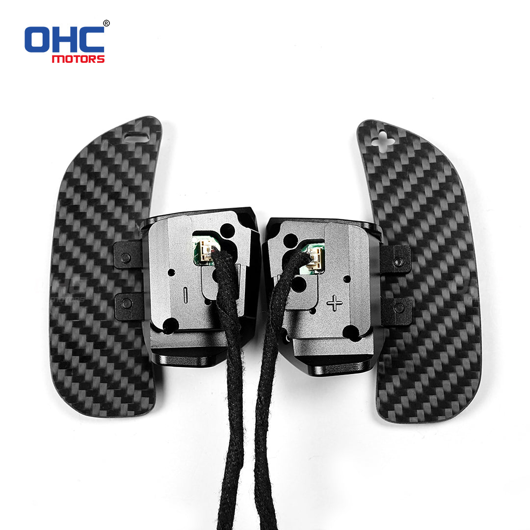 Magnetic Carbon Fiber Paddle Shifters For Volkswagen Golf 5 Golf 6 MK5 MK6 GTI CC