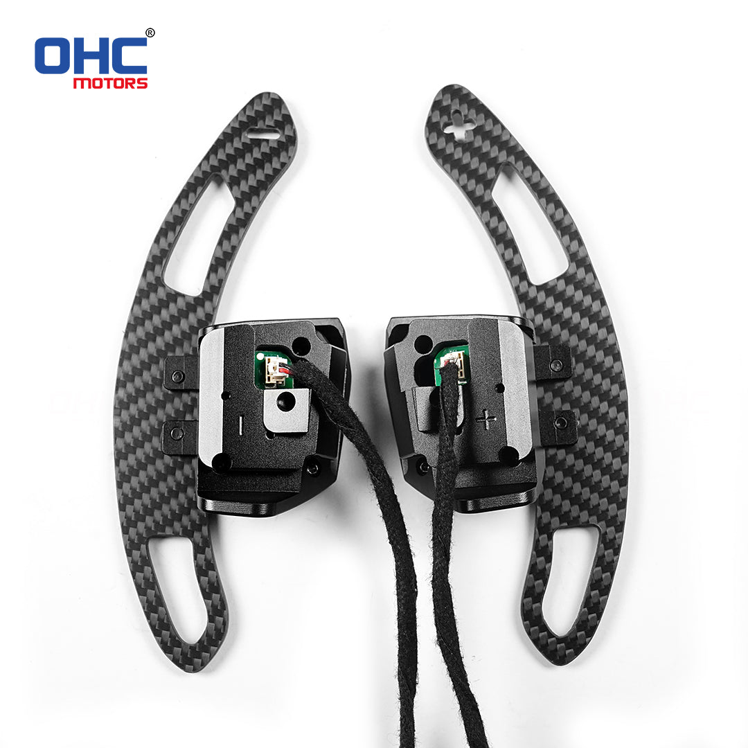 Magnetic Carbon Fiber Paddle Shifters For Volkswagen Golf 5 Golf 6 MK5 MK6 GTI CC