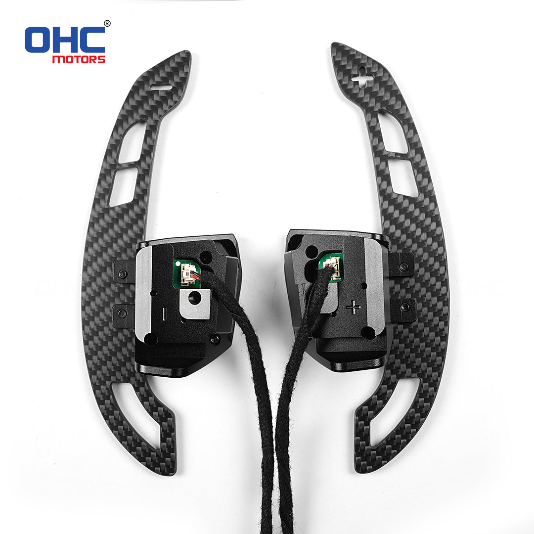Magnetic Carbon Fiber Paddle Shifters For Volkswagen Golf 5 Golf 6 MK5 MK6 GTI CC