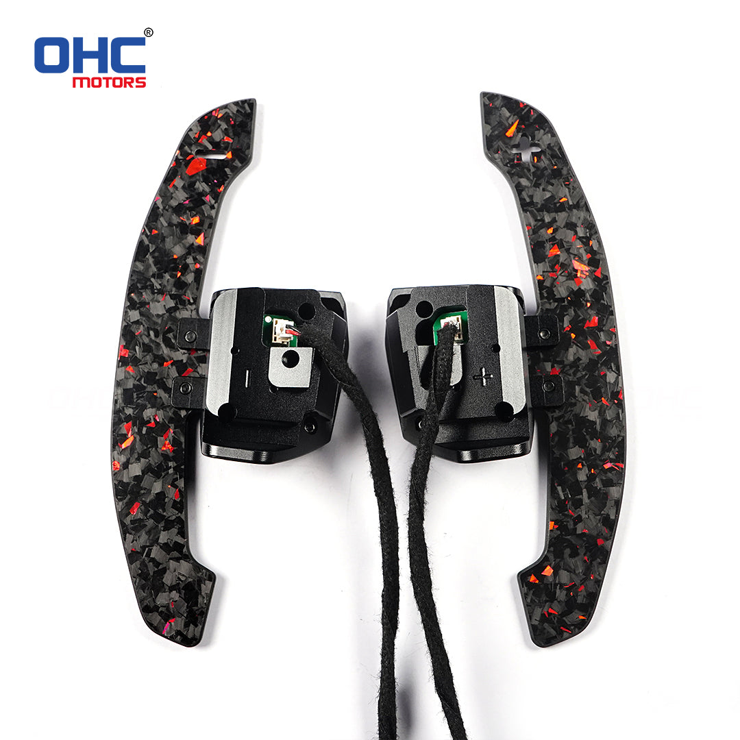 Magnetic Carbon Fiber Paddle Shifters For Volkswagen Golf 5 Golf 6 MK5 MK6 GTI CC