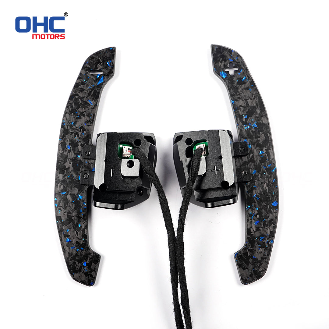 Magnetic Carbon Fiber Paddle Shifters For Volkswagen Golf 5 Golf 6 MK5 MK6 GTI CC