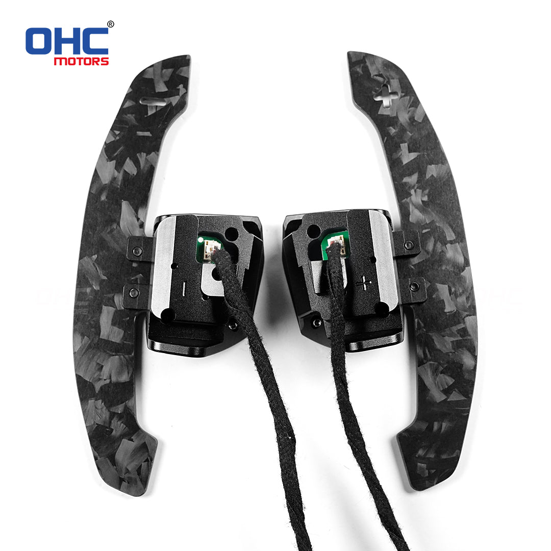 Magnetic Carbon Fiber Paddle Shifters For Volkswagen Golf 5 Golf 6 MK5 MK6 GTI CC