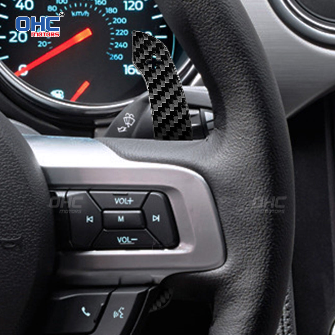 Carbon Fiber Magnetic Paddle Shifters For Mustang