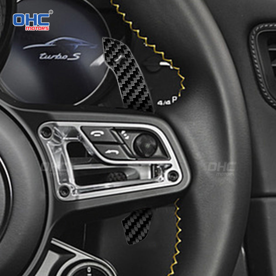 Carbon Fiber Magnetic Paddle Shifters For Porsche Cayenne Cayman Panamera 911 918 718