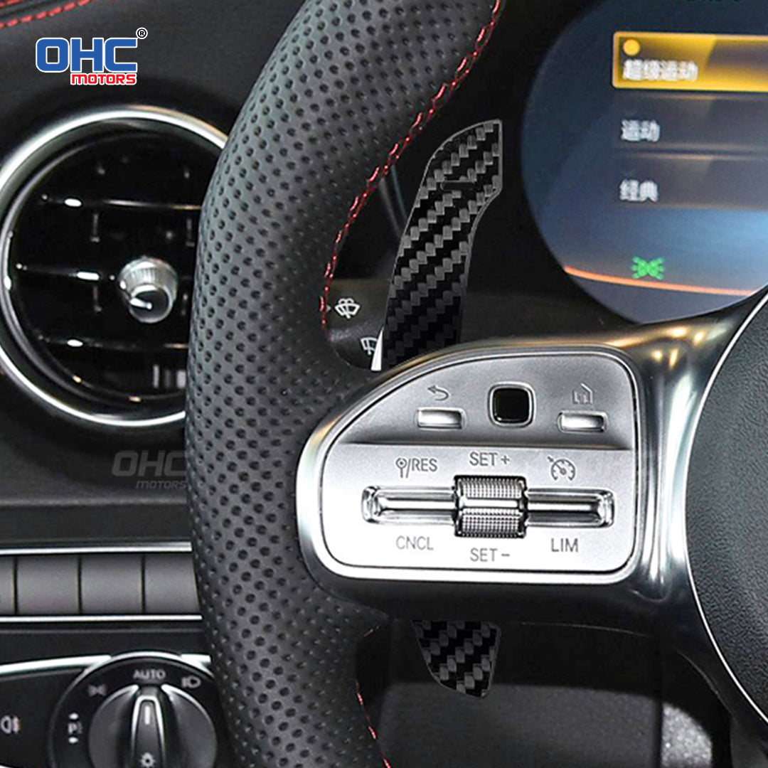 Carbon Fiber Magnetic Paddle Shifters For Mercedes Benz AMG 2019+