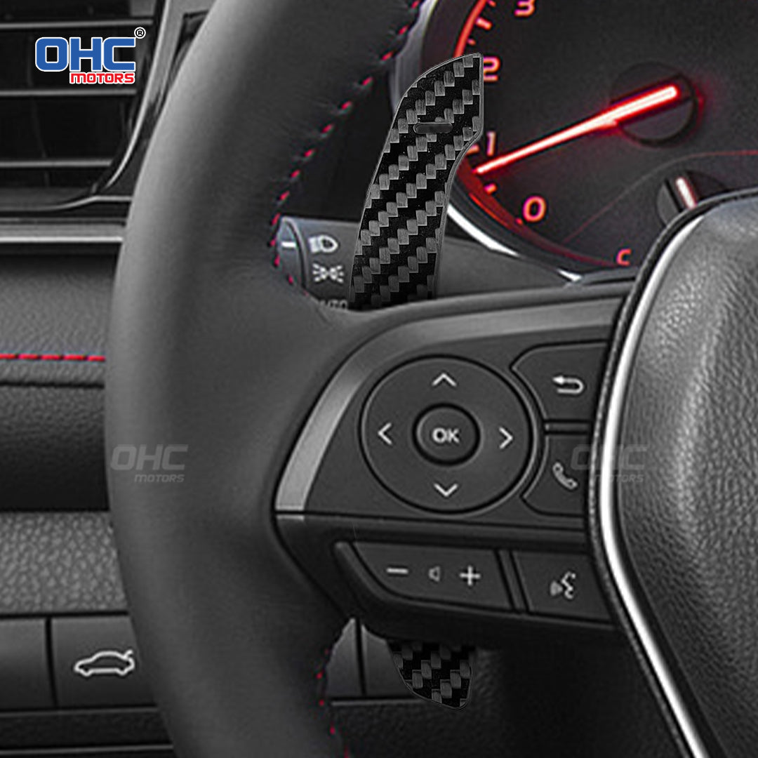 Carbon Fiber Magnetic Paddle Shifters For Toyota Camry Avalon Corolla 2018-2024