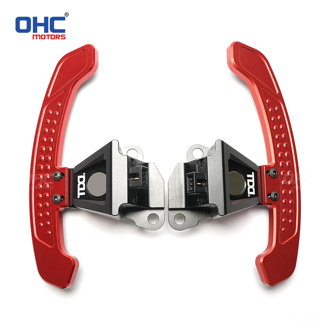 Glossy Carbon Fiber & Aluminum Alloy Magentic Paddle Shifters For Lexus IS NX RC 200 250 300 350 for TOYOTA 86 BRZ