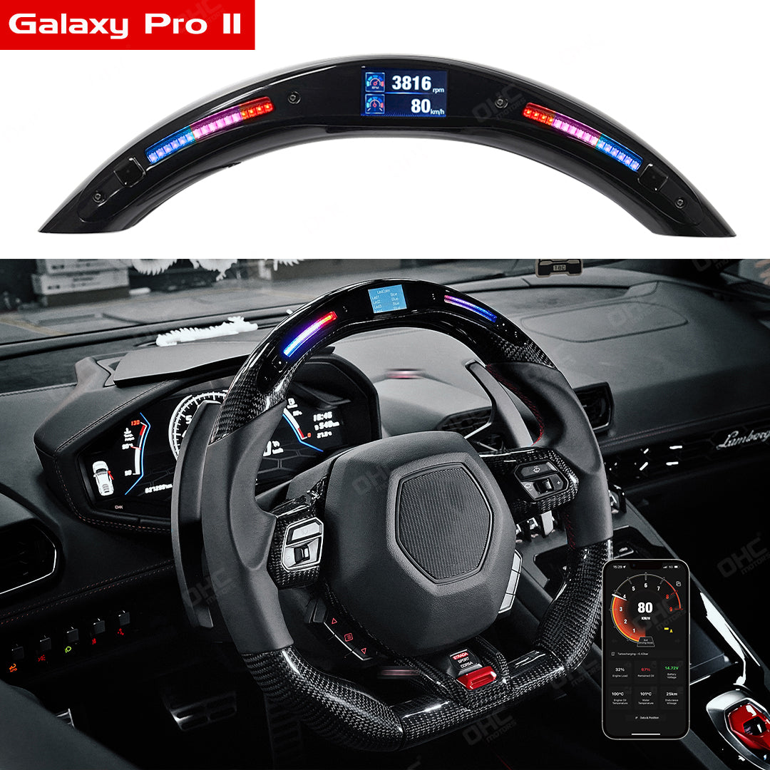 Galaxy Pro II LED Display Steering Wheel Kit Suitable For All Models After 2000 Intelligent Driving Data Display LED Steering