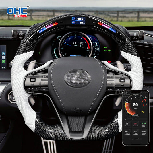 OHC Motors Led Light Up Steering Wheel for Lexus LC500