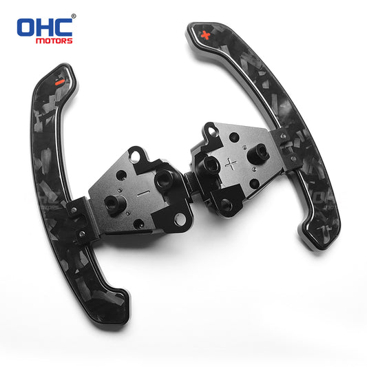 Glossy Carbon Fiber & Aluminum Alloy Magentic Paddle Shifters For Lexus IS NX RC 200 250 300 350 for TOYOTA 86 BRZ