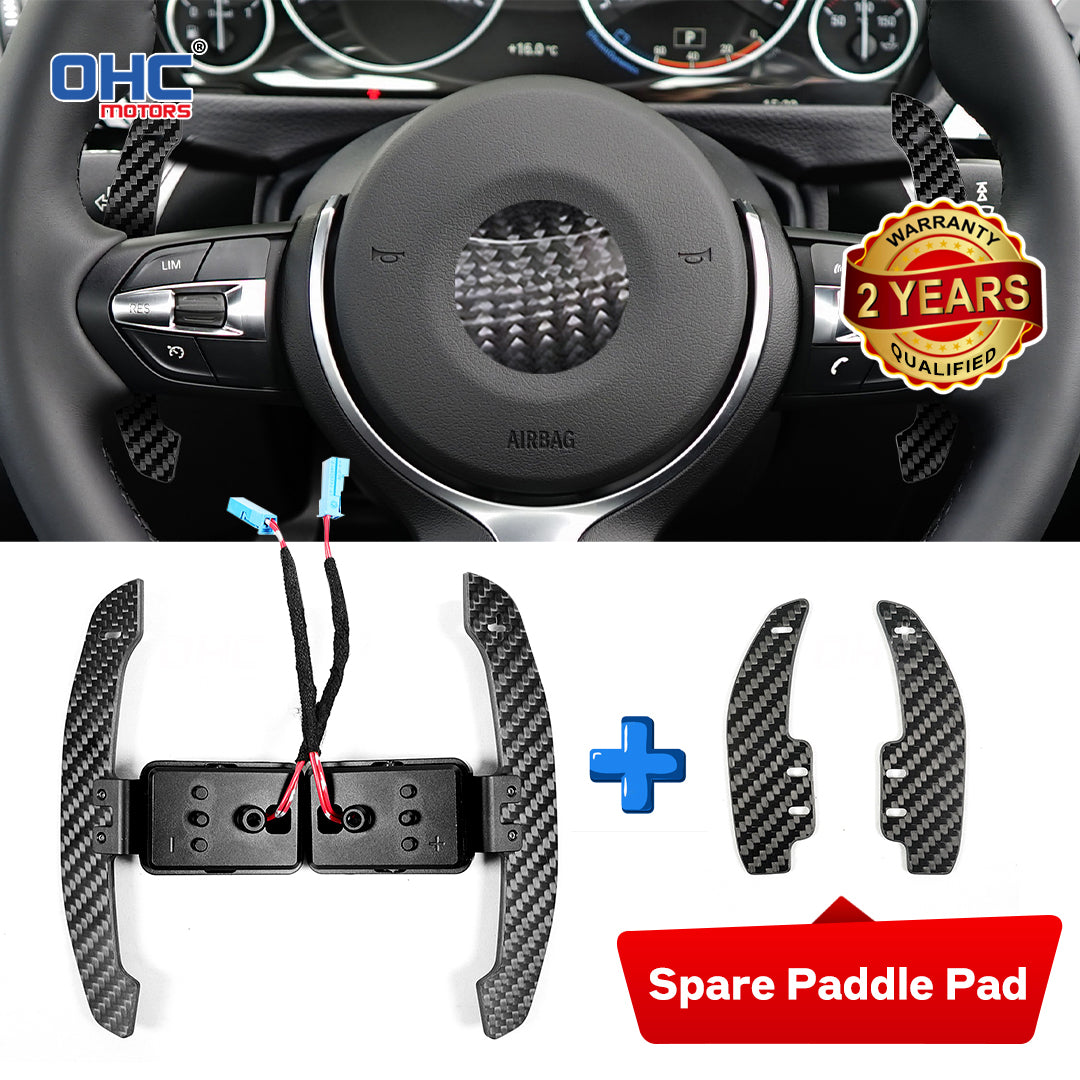 Carbon Fiber Magnetic Paddle Shifters For BMW F10 F06 F07 F11 F18 F12 F13 F01 F02 F30 F31 F32 F33 F34 2 3 4 5 6 7 Series G20 G30 G32 G38 G12 G01 G80 F90 F92 30 X3: G01 X4: G02 X5: G05 X6: G06 X7 G07 F20 F30 F32 F34 F36 F80 I8