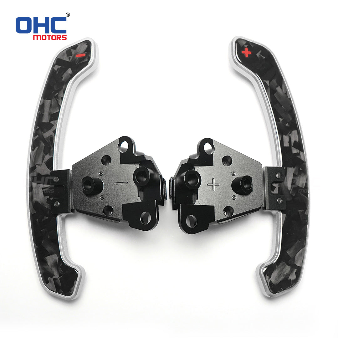 Glossy Carbon Fiber & Aluminum Alloy Magentic Paddle Shifters For Lexus IS NX RC 200 250 300 350 for TOYOTA 86 BRZ